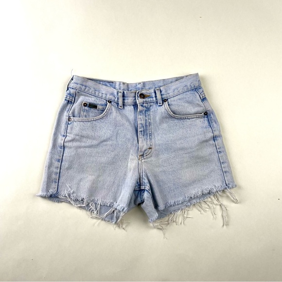 Lee Women's Light Blue Jean Shorts - Picture 1 of 5
